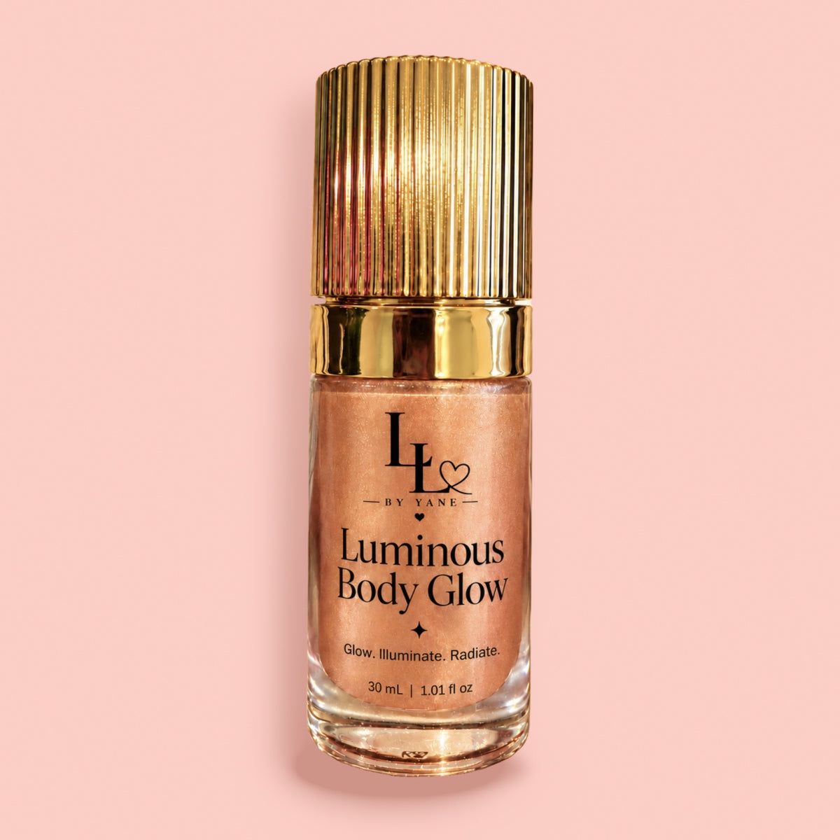 Lips and Lashes by Yane Luminous Body Glow in Rose Glow