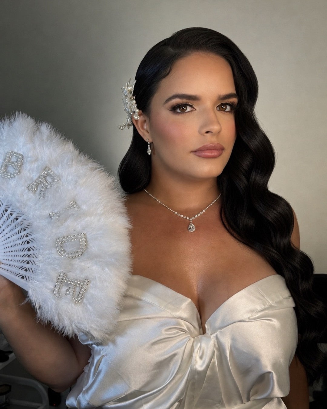 Bridal hair and makeup by Lips and Lashes by Yane