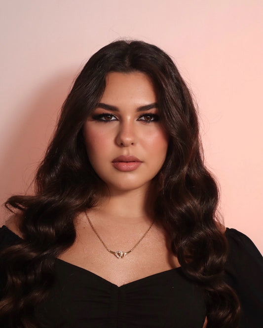 Prom glam makeup and waves by Lips and Lashes by Yane